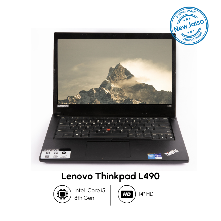 Lenovo ThinkPad Laptop | L490 | Intel i7-8th | 14" HD | Win 11 Pro | Refurbished