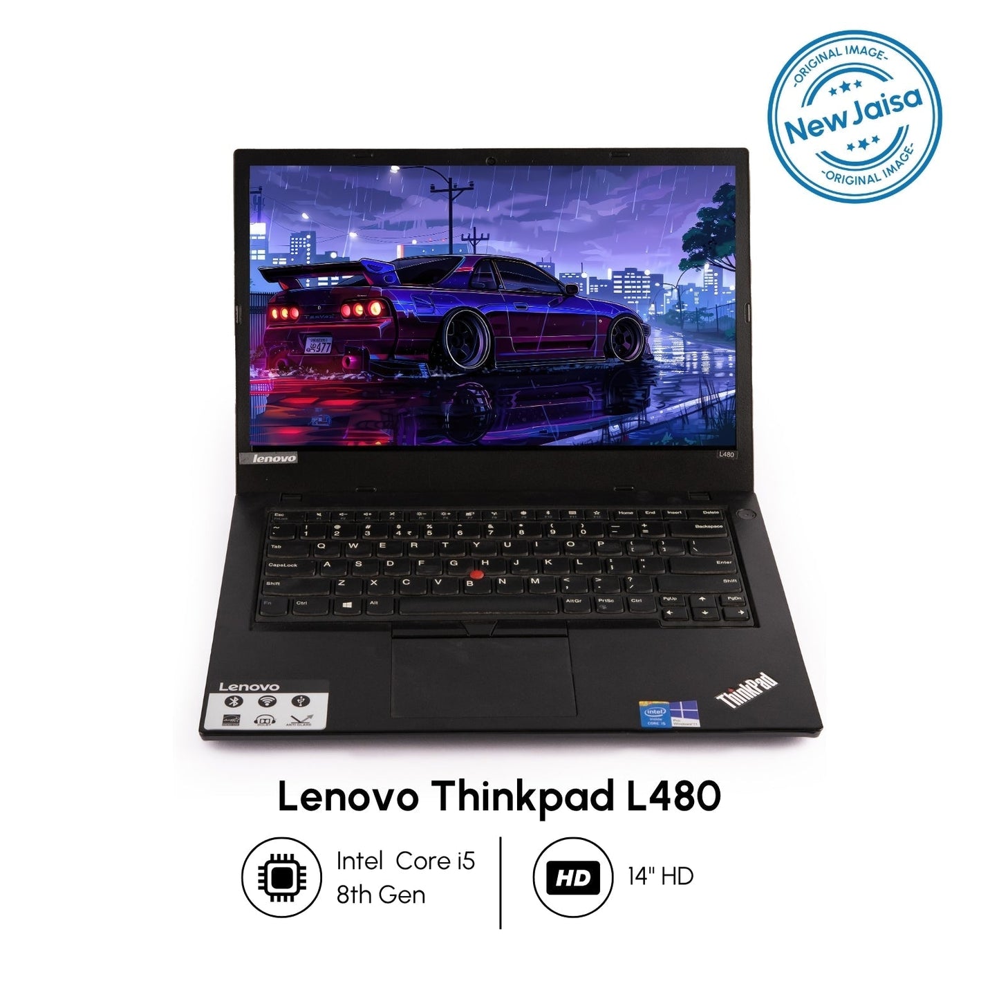Lenovo ThinkPad Laptop | L480 | Intel i5-8th Gen | 14" HD | Win 11 Pro | Refurbished