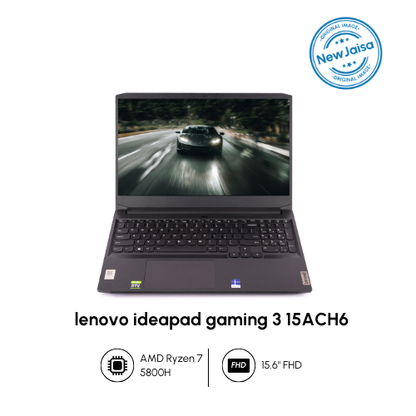 Lenovo Ideapad Gaming 3-15ACH6 Laptop | AMD Ryzen 7 5800H Processor | 15.6" FHD | 4 GB GDDR6 NVIDIA Graphics | Win 10 Pro | Refurbished