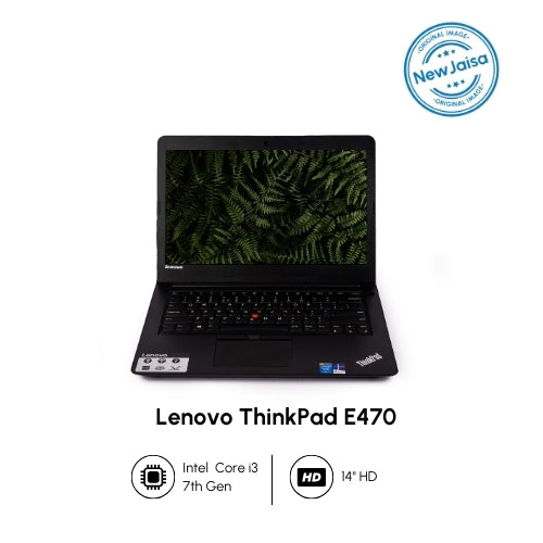 Lenovo ThinkPad Laptop | E470 | Intel i3-7th Gen | 14" HD | Win 10 Pro | Refurbished