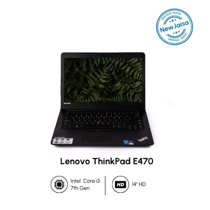 Lenovo ThinkPad Laptop | E470 | Intel i3-7th Gen | 14" HD | Win 10 Pro | Refurbished