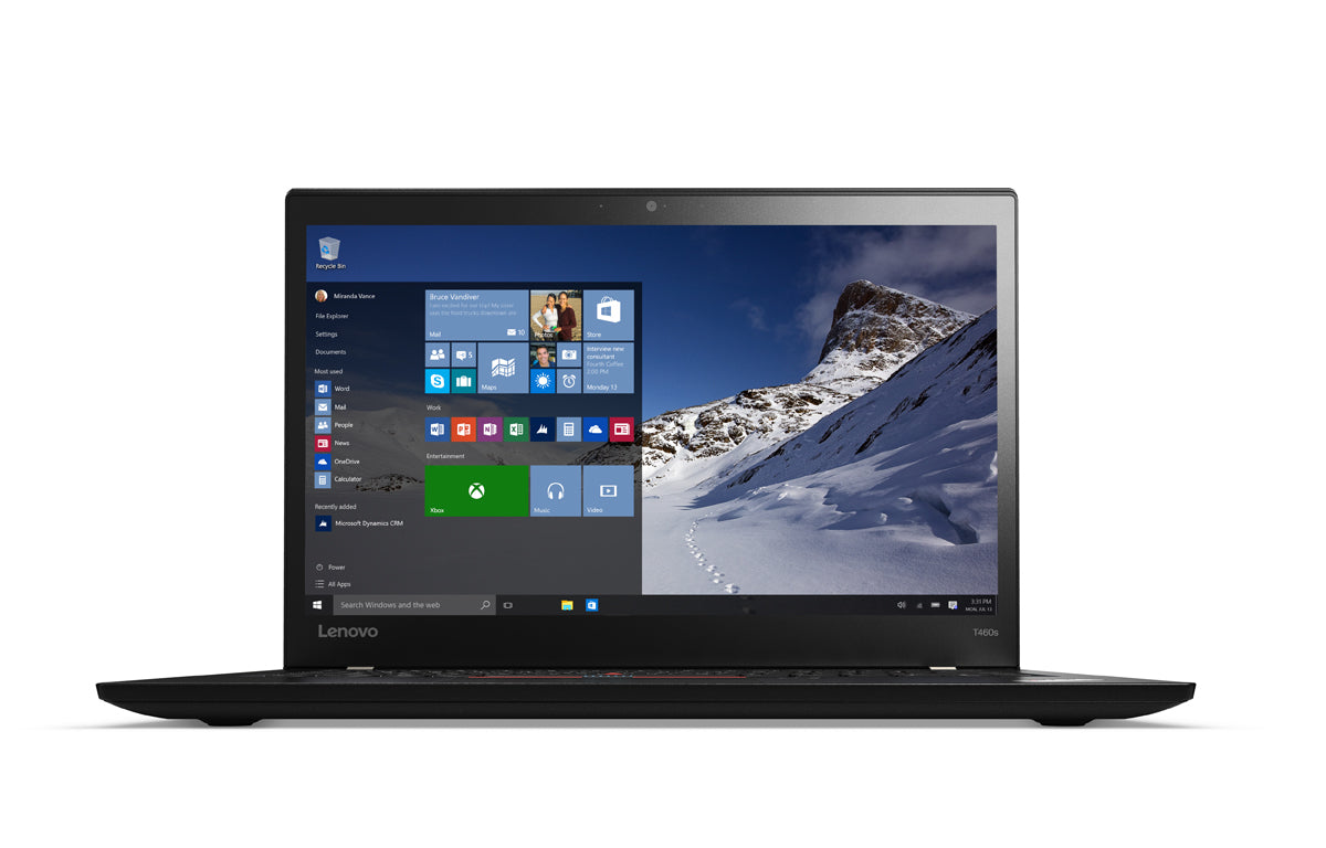 Lenovo ThinkPad Laptop | T460s | Intel i5-6th Gen | 14" HD Touchscreen | Win 10 Pro | Refurbished