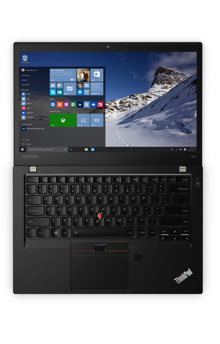 Lenovo ThinkPad Laptop | T460s | Intel i5-6th Gen | 14" HD Touchscreen | Win 10 Pro | Refurbished